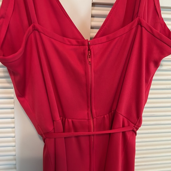 Vintage Red Spaghetti Strap Dress - Picture 5 of 7